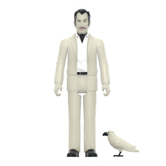 3.75" Vincent Price Glow in The Dark ReAction Collectible Action Figure w/ Glow in The Dark Raven