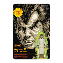 Werewolf of London: 3.75" Monster Glow in The Dark ReAction Collectible Action Figure