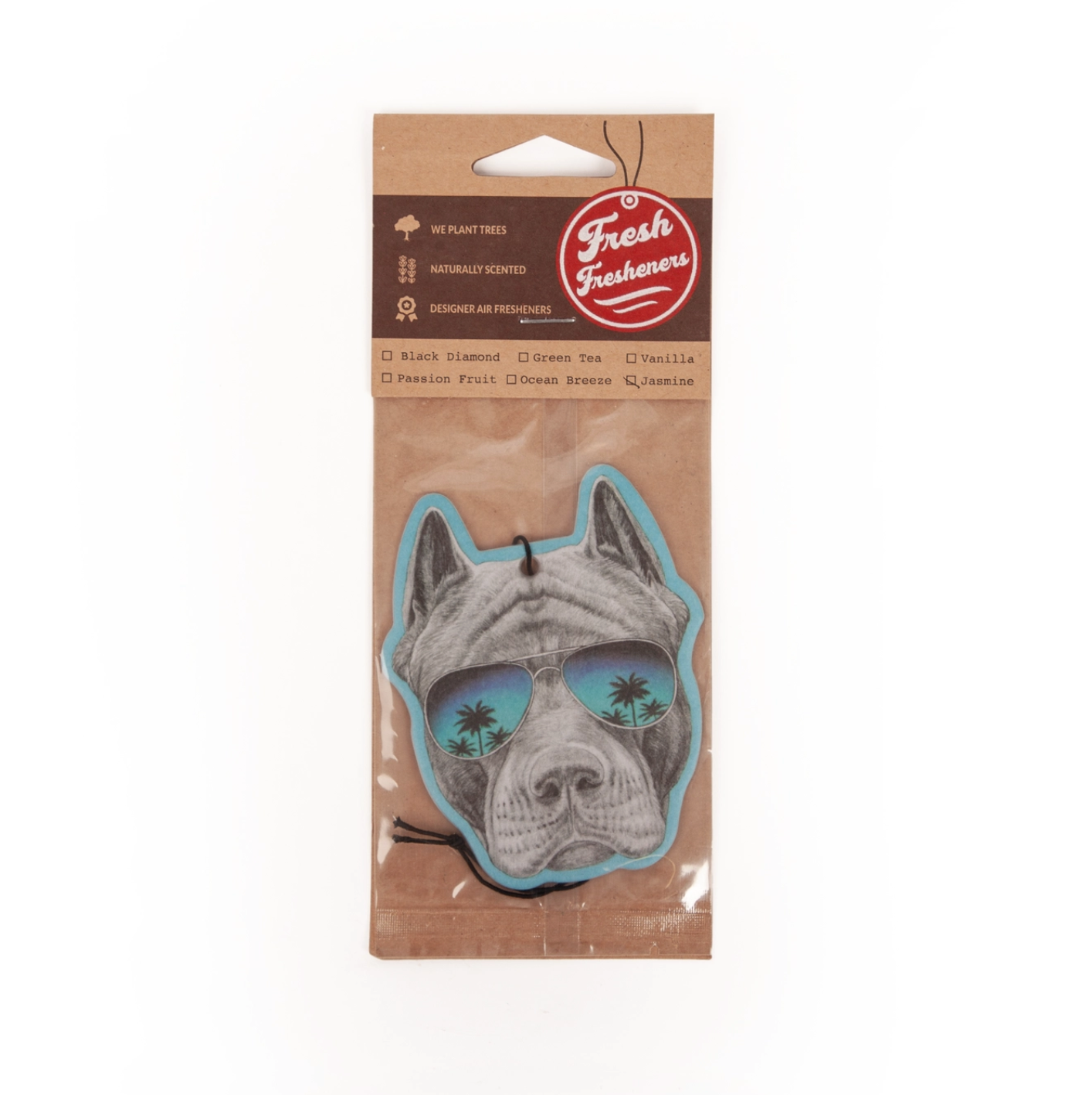 Pit Bull with Sunnies Air Freshener