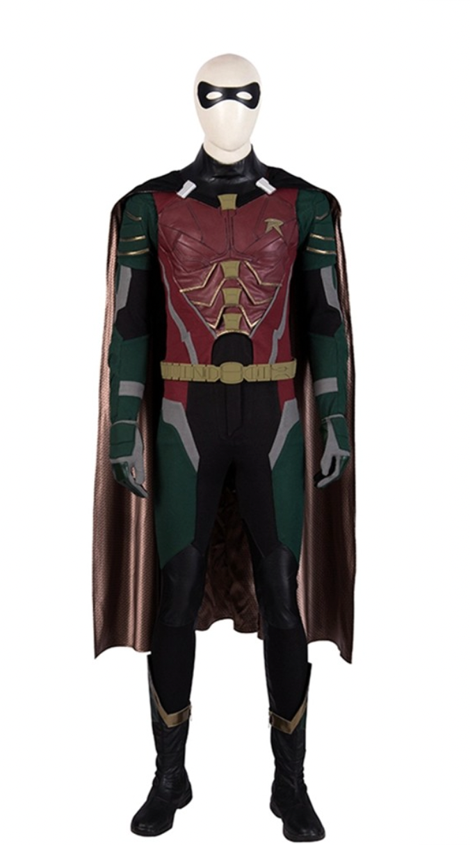 Titans Robin Inspired Cosplay Costume Deluxe Version