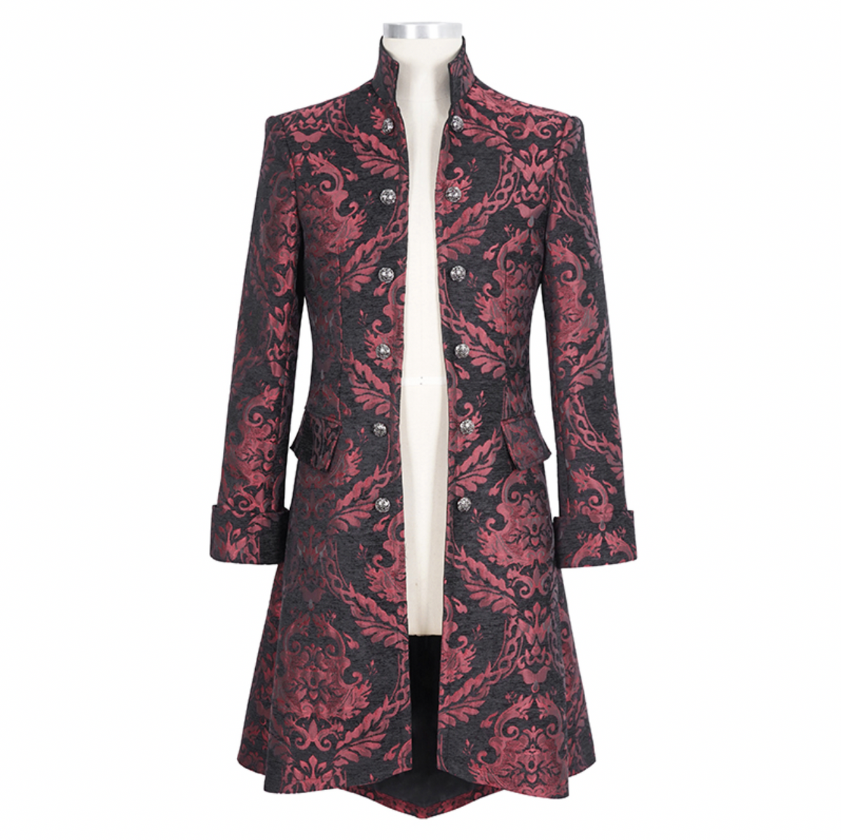 Brocade Military Style Pirate Coat