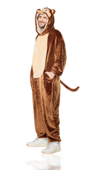 Monkey Around in Style Adult Pajama Costume