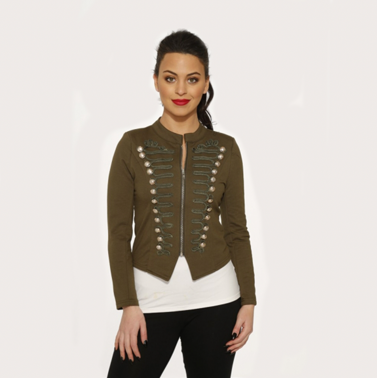 Nautical Women's Military Parade Jacket