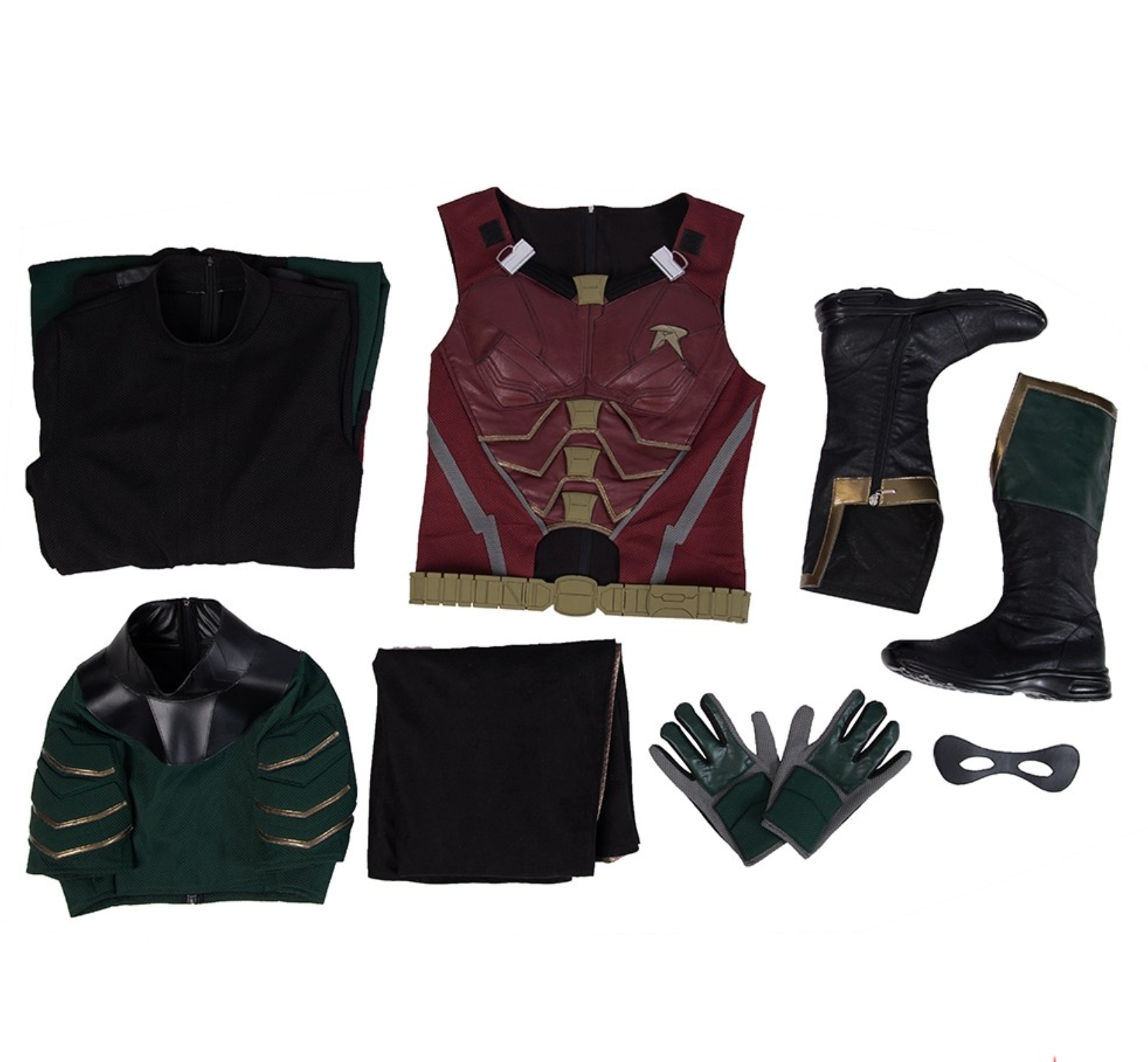 Titans Robin Inspired Cosplay Costume Deluxe Version