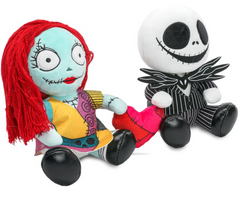 The Nightmare Before Christmas: Jack & Sally with Heart Phunny Plush