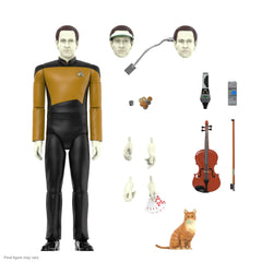 Star Trek: The Next Generation Ultimate 7" Lieutenant Commander Data Collectible Action Figure