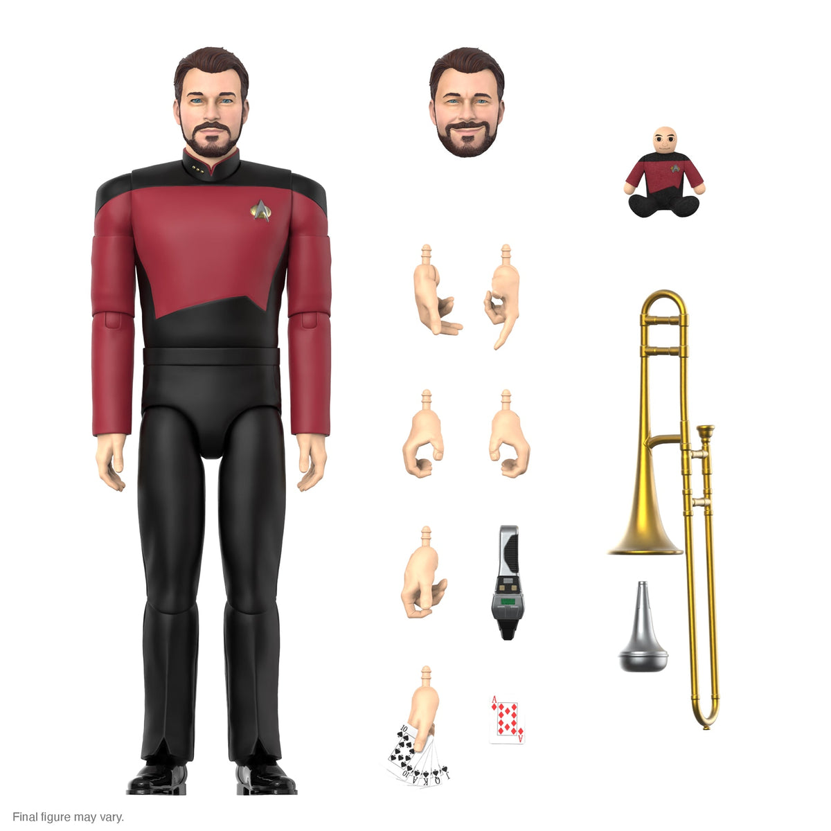 Star Trek: The Next Generation Ultimate 7" Commander Riker Collectible Action Figure