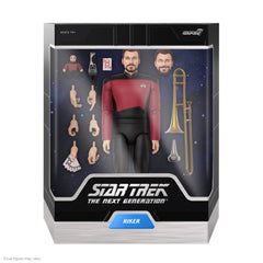 Star Trek: The Next Generation Ultimate 7" Commander Riker Collectible Action Figure