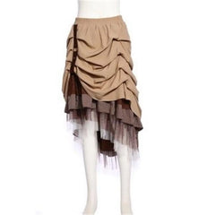 Coffee Colored Steampunk Skirt