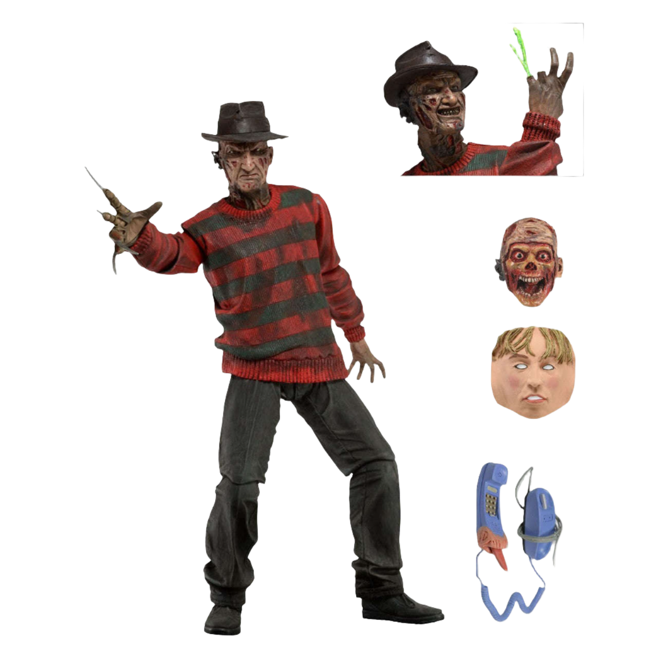 A Nightmare on Elm Street: 7″ Scale Ultimate Freddy Collectible Action Figure