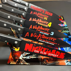 A Nightmare on Elm Street Six Knives & Stand Set