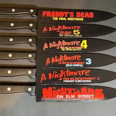 A Nightmare on Elm Street Six Knives & Stand Set