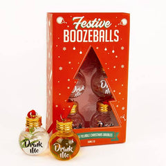 Festive Boozeballs Christmas Ornaments