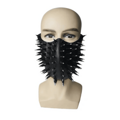 Adult Gothic Steampunk Half Face Latex Mask