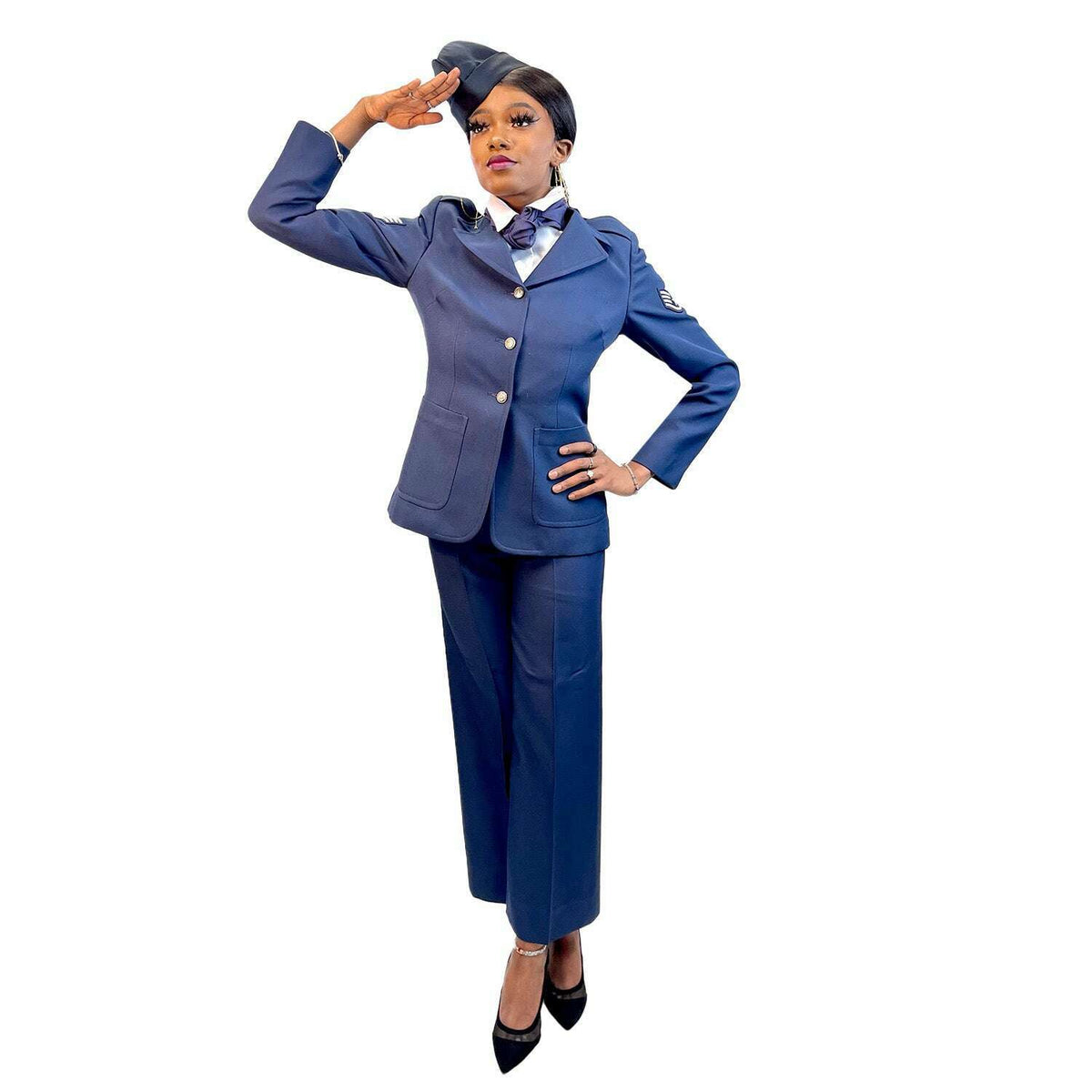 Air Force Navy Blue Uniform Women's Costume