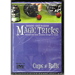 Amazing Easy to Learn Magic Tricks- Cups and Balls DVD