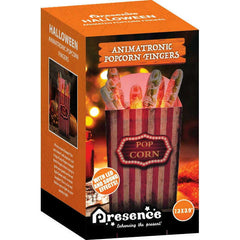 Animated Popcorn Finger Food Decor w/ Lights & Sound