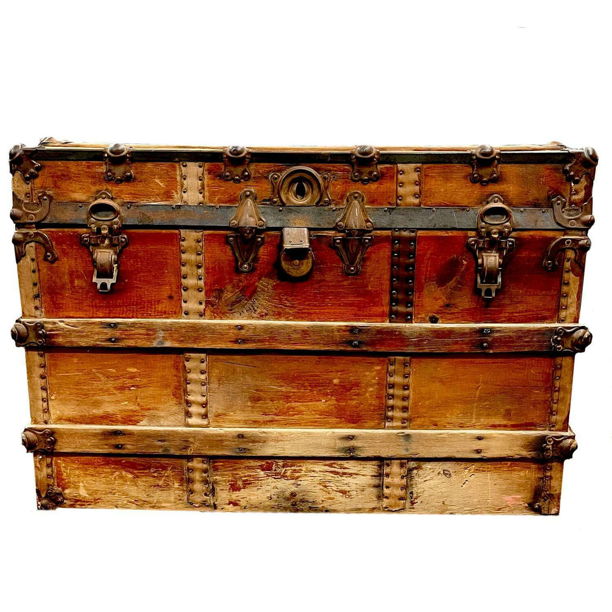 Antique Brown Pirate Treasure Chest