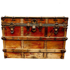 Antique Brown Pirate Treasure Chest