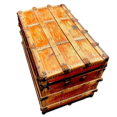 Antique Brown Pirate Treasure Chest