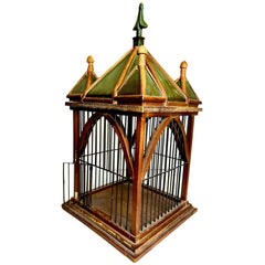 Antique Decorative Birdcage Prop