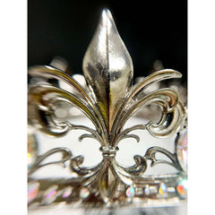 Antique Fleur De Lis Prince Crown