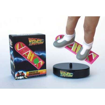 Back To The Future Mini Hoverboard Collectible w/ Magnetic Finger Sneakers