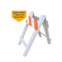 Balsa Wood Crash-able Traffic Barricade Stunt Prop