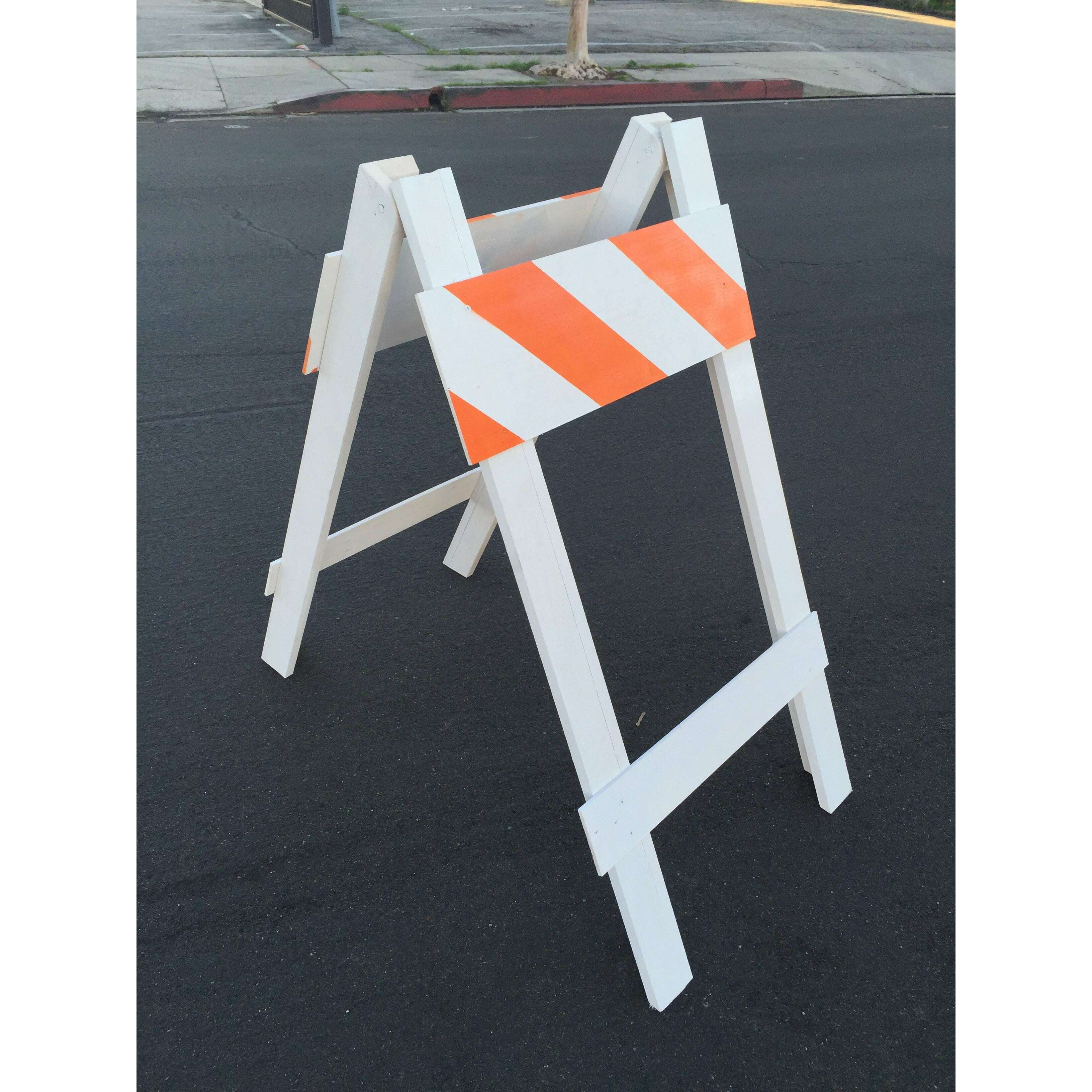 Balsa Wood Crash-able Traffic Barricade Stunt Prop