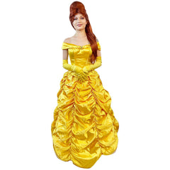 Beautiful Fairytale Maiden Belle High End Adult Costume