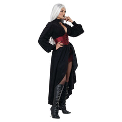 Bitten Bad Vampire Corset Coat Women's Costume