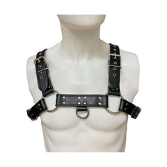 Black Buckle Bulldog Harness