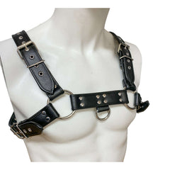 Black Buckle Bulldog Harness