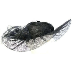 Black Lace Kentucky Derby Hat