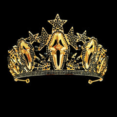 Black Scream Queen Star Crown