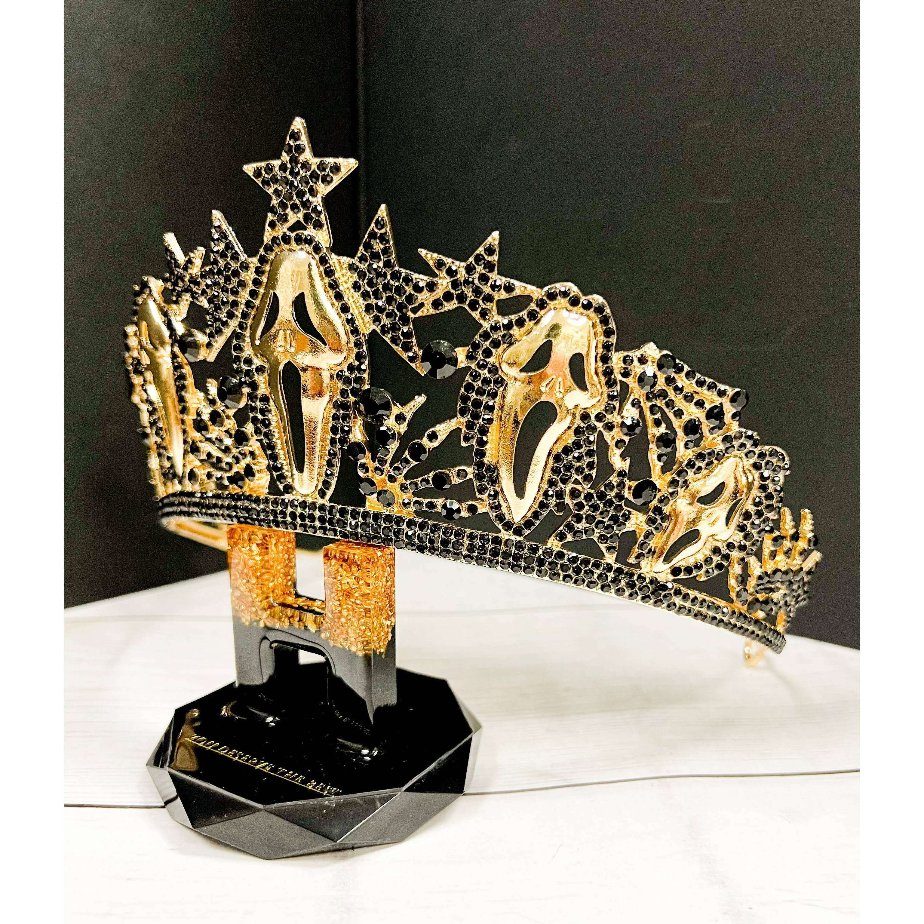 Black Scream Queen Star Crown