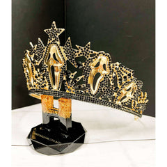 Black Scream Queen Star Crown