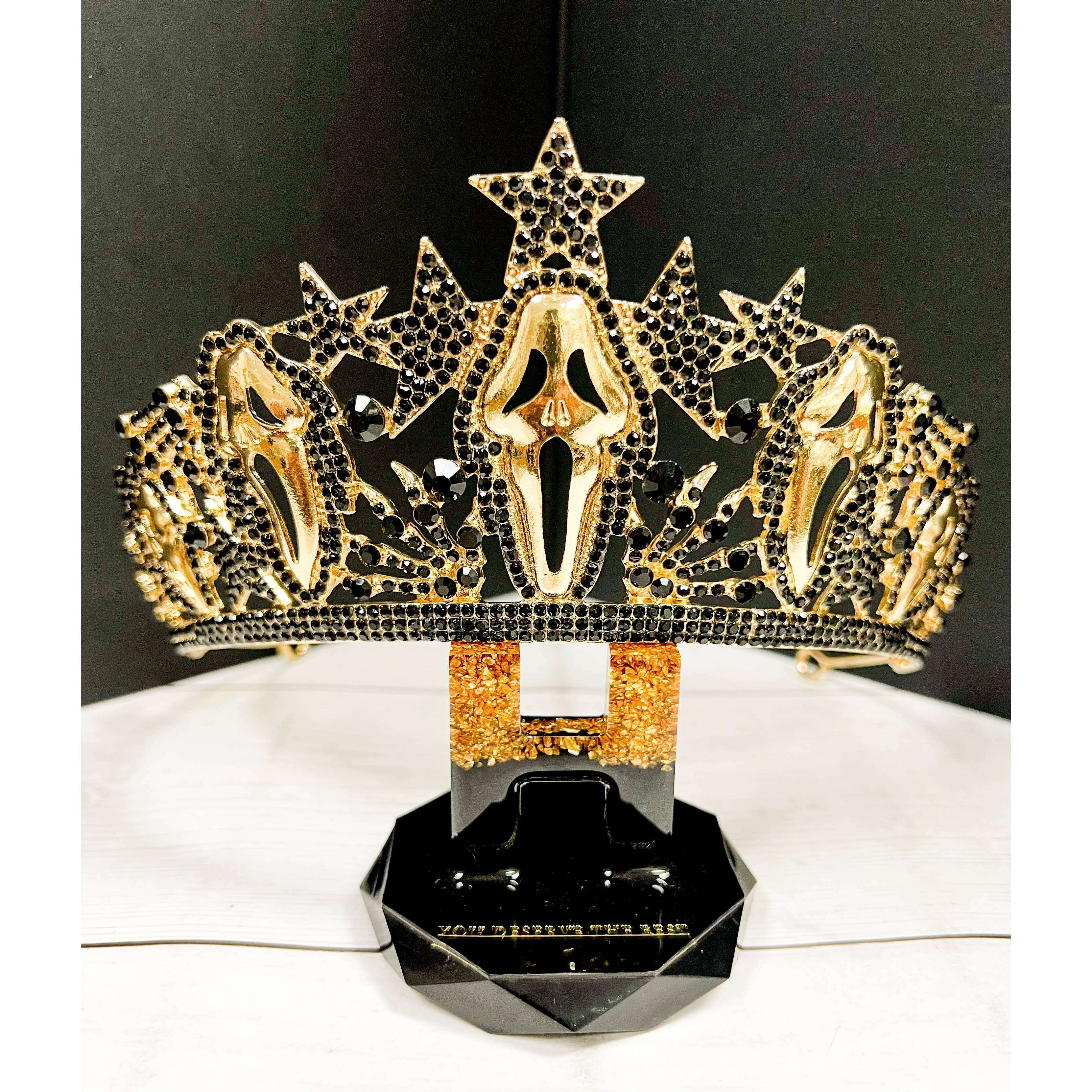 Black Scream Queen Star Crown