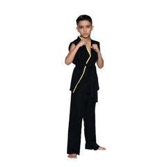 Black w/ Yellow Trim Sensei Child Costume