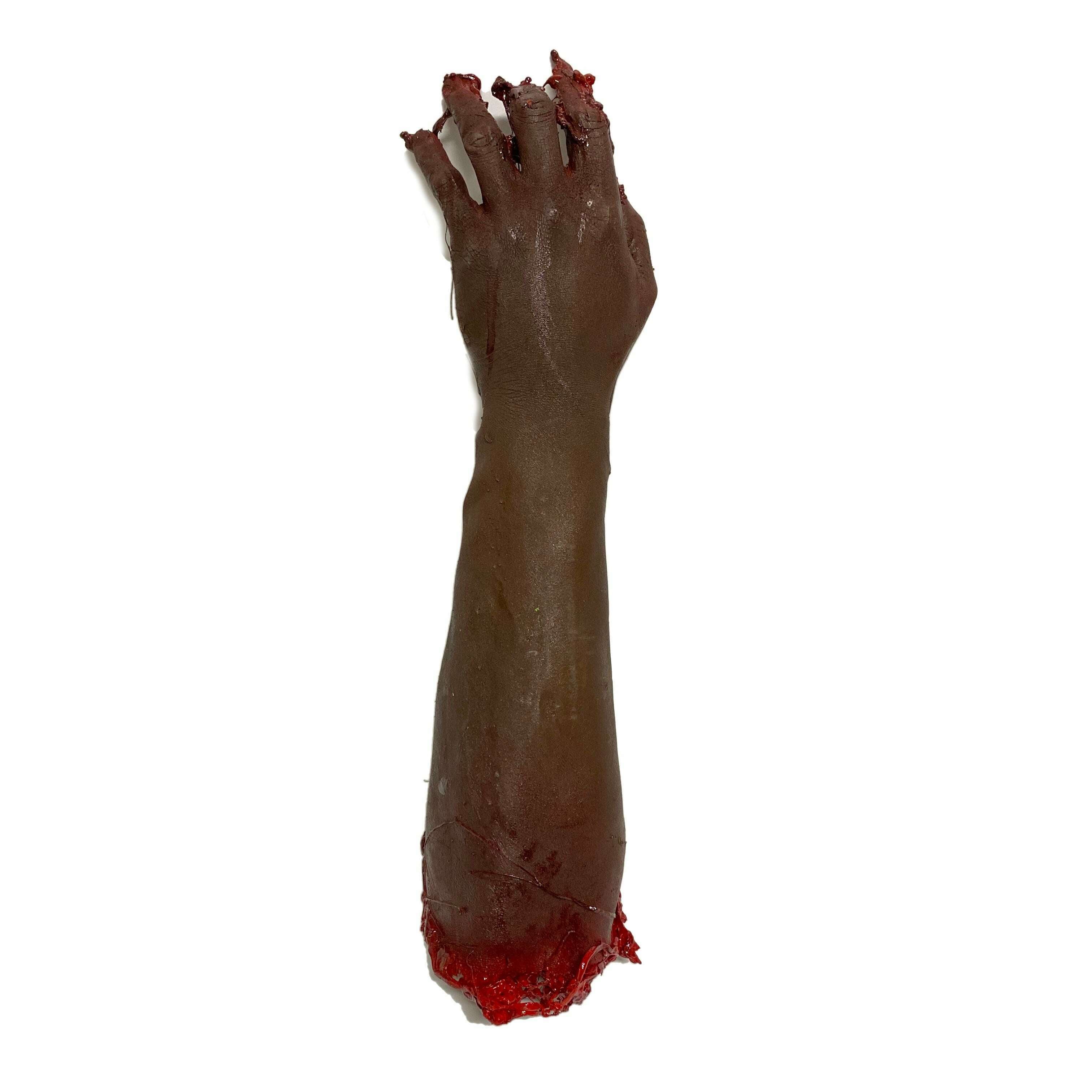 Bloody Freshly Severed Arm - Rubber with Realistic Gore Effects - Dark