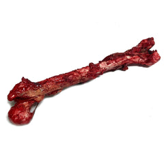 Bloody, Grisly Femur Bone Special Effects Prop with Realistic Skin and Gore