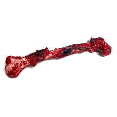 Bloody, Grisly Femur Bone Special Effects Prop with Realistic Skin and Gore