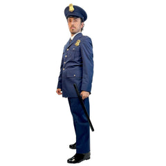 Blue Police Ceremony Uniform Adult Costume