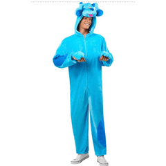 Blue's Clues & You Blue Adult Onesie Costume