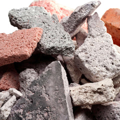 Breakaway Cement and Brick Rubble Set Decoration 5lbs - RED-GREY-TAN MIX