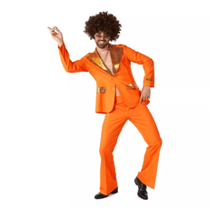 OppoSuits Bright Orange Disco Suitmeister Men's Suit