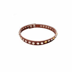 Brown Studded Choker