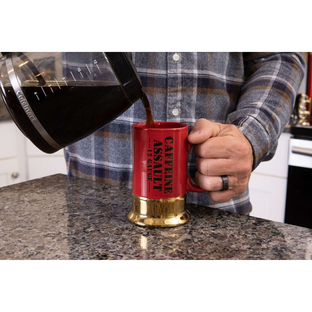 Caffeine Assault 12 Gauge Aluminum Mug