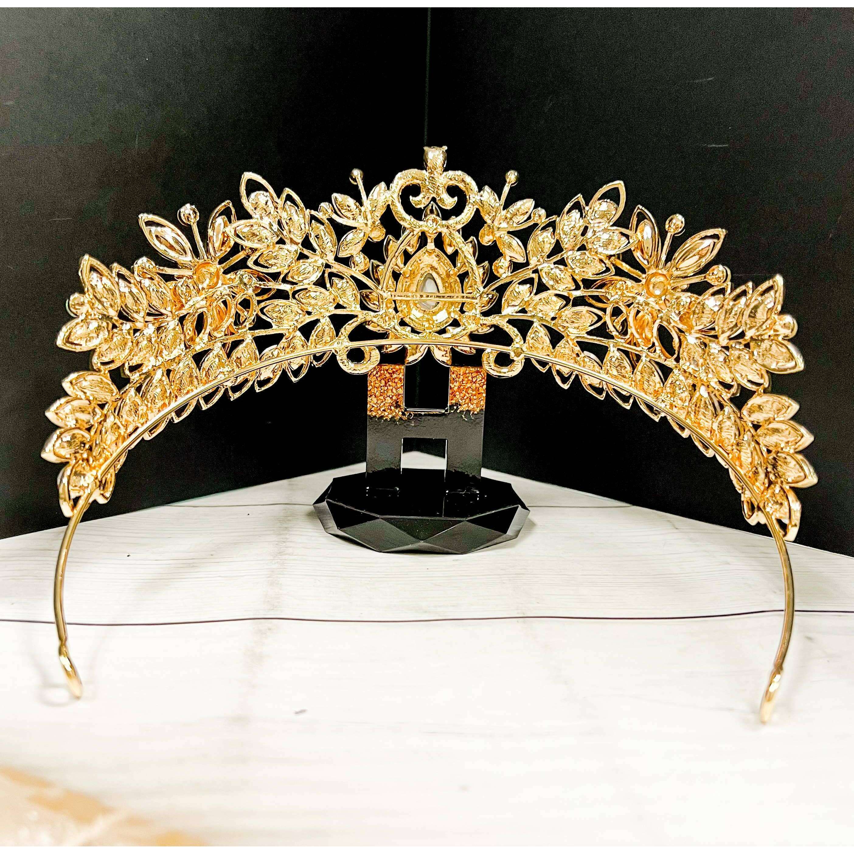 Champagne Queen Crystal Crown