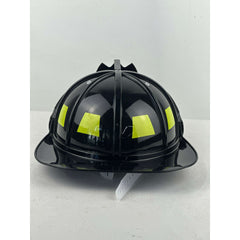 Child's Black Firefighter Hat w/ Eye Shield